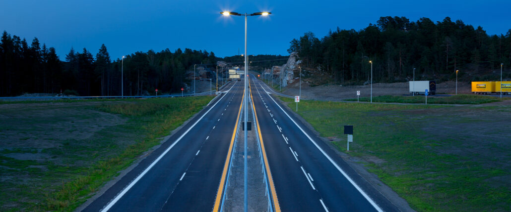 LED street lamps for road and highway