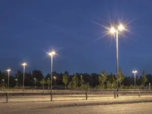 lampadaires clignotants