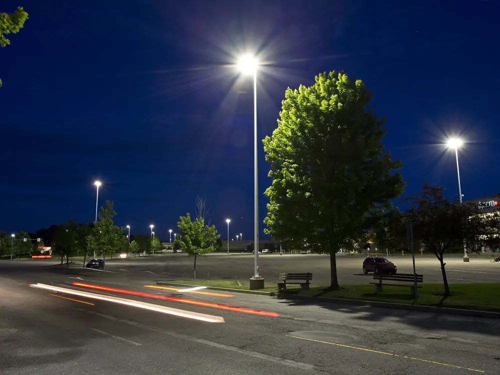 led parking lot lights