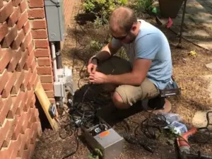 installing garden lights