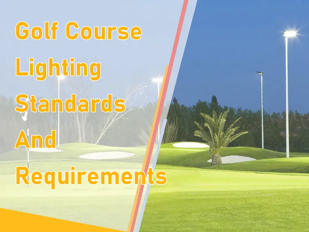 normes d'éclairage des terrains de golf
