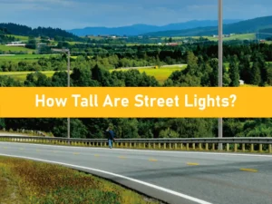 how tall are street lights