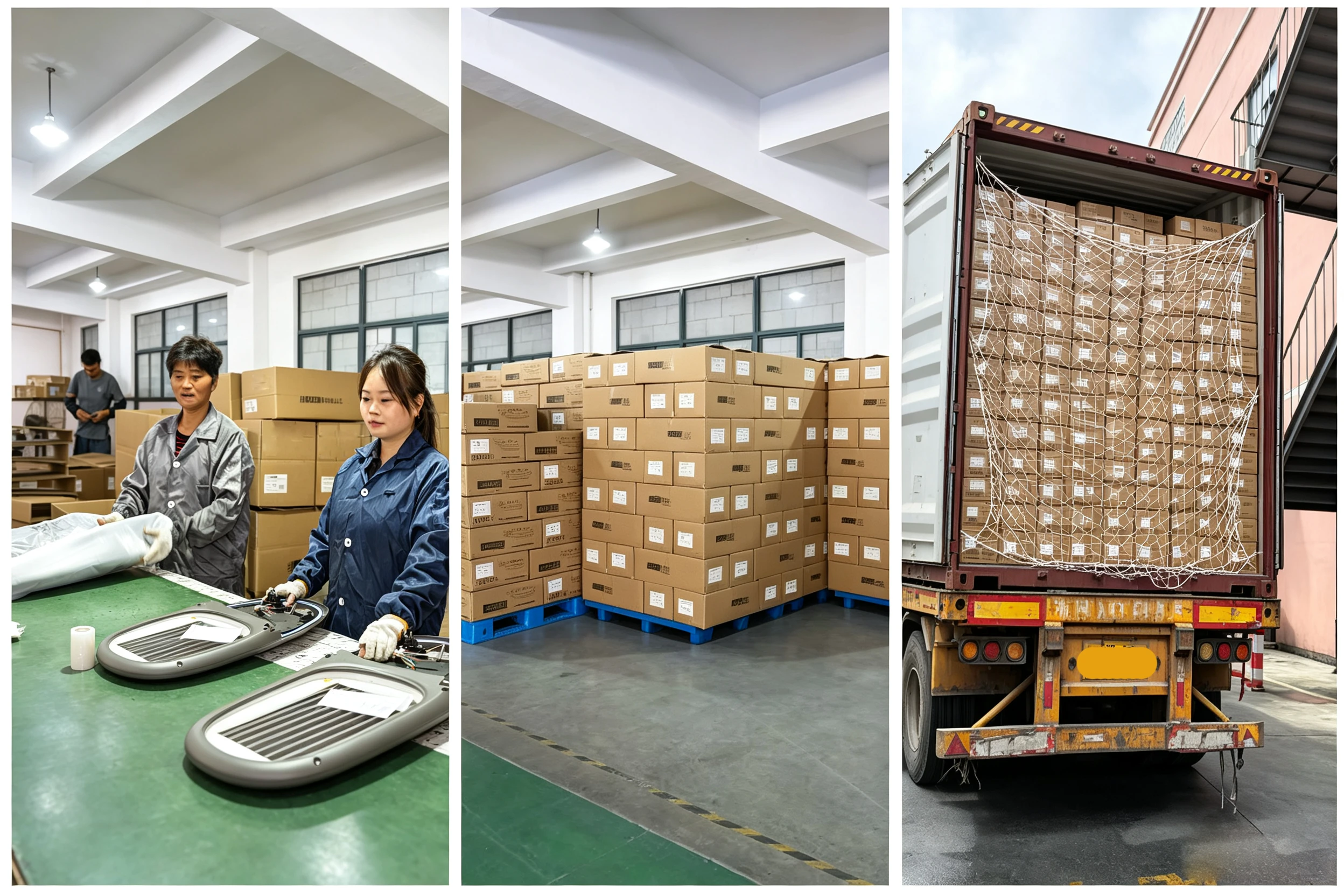 packing led street light, load led street light,container