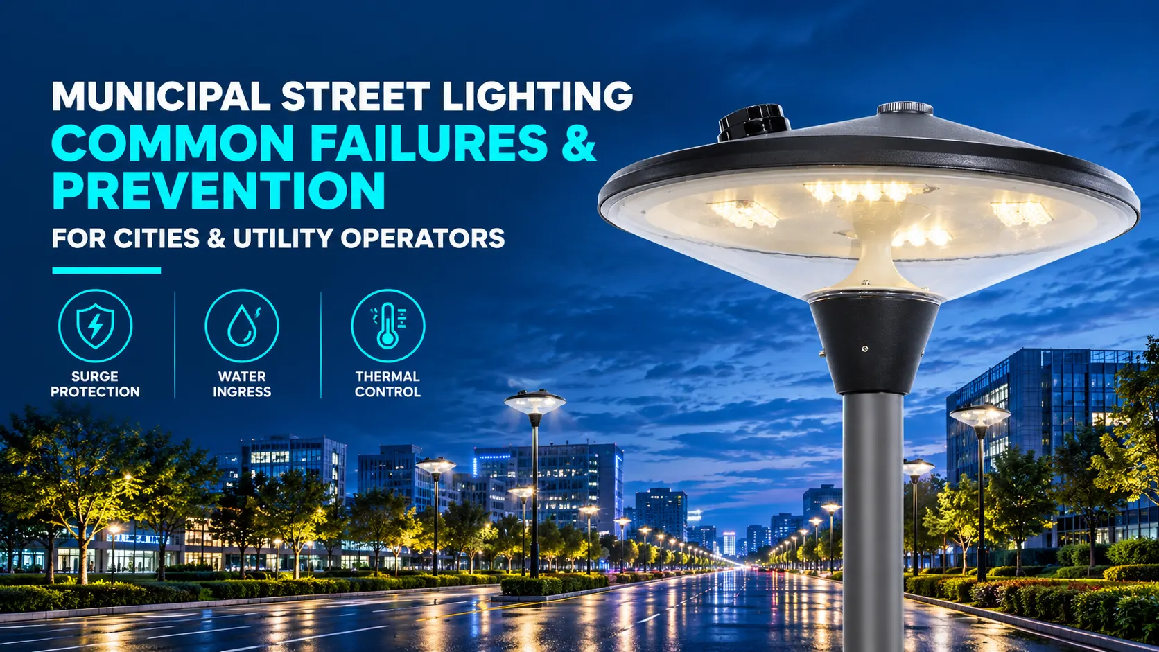 Municipal street lighting